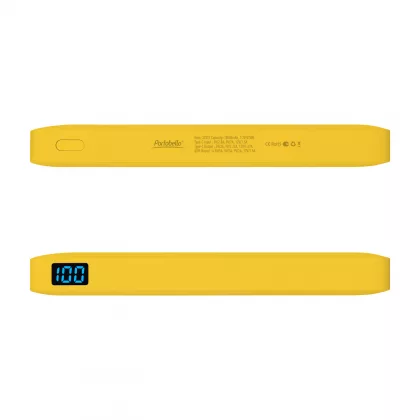 Внешний аккумулятор с подсветкой Анкор Плюс PD (Ancor PD Plus) 10000 mAh, желтый, фото 5