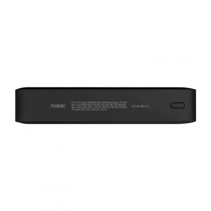 Внешний аккумулятор с подсветкой Анкор Плюс PD (Ancor PD Plus) 20000 mAh, черный, фото 6