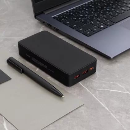 Внешний аккумулятор с подсветкой Анкор Плюс PD (Ancor PD Plus) 20000 mAh, черный, фото 8