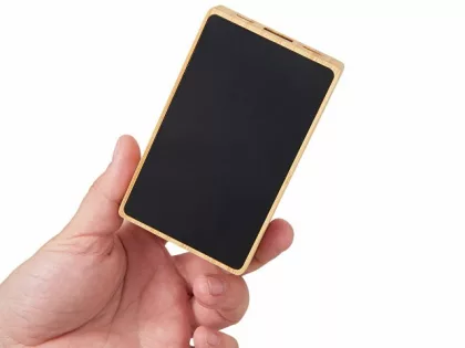 Внешний аккумулятор с подсветкой лого «Reedia S2», 5000 mAh, бамбук, черный, фото 8