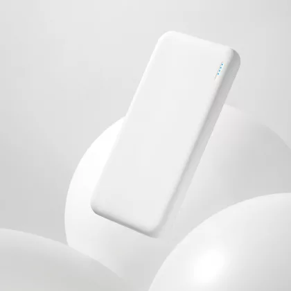 Внешний аккумулятор с подсветкой Люче (Luce) 10000 mAh, белый, фото 6