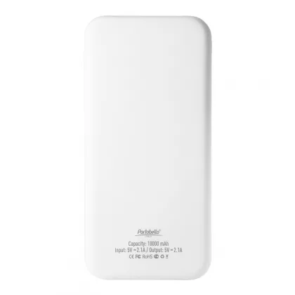 Внешний аккумулятор с подсветкой Люче (Luce) 10000 mAh, белый, фото 3