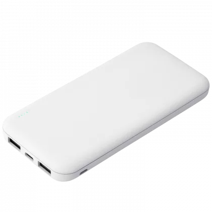 Внешний аккумулятор с подсветкой Люче (Luce) 10000 mAh, белый