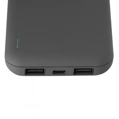 Внешний аккумулятор с подсветкой Люче (Luce) 10000 mAh, серый, фото 5