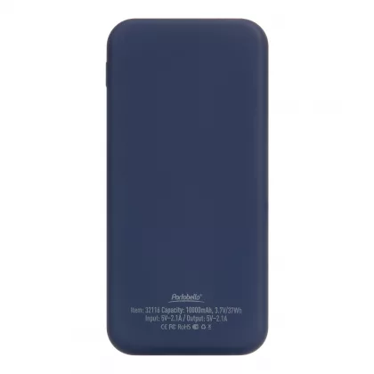 Внешний аккумулятор с подсветкой Люче (Luce) 10000 mAh, синий, фото 4