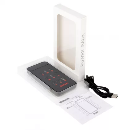 Внешний аккумулятор с подсветкой Старлайт Плюс PB (Starlight Plus PB) 10000 mAh, серый, фото 4