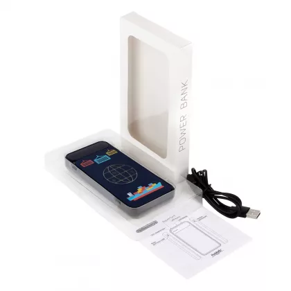 Внешний аккумулятор с подсветкой Старлайт Плюс PB (Starlight Plus PB) 10000 mAh, синий, фото 5