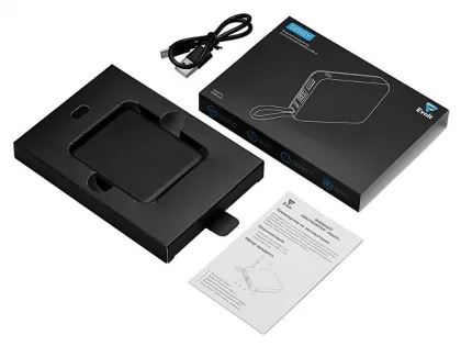 Внешний аккумулятор со встроенным кабелем USB-C «Дэнси», 5000 мАч, черный, фото 6