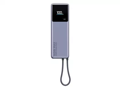 Внешний аккумулятор со встроенным кабелем Xiaomi 165W Power Bank 10000mAh (Integrated Cable) GL, фото 1