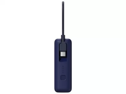 Внешний аккумулятор со встроенным кабелем Xiaomi 33W Power Bank 10000mAh (Integrated Cable) Ice Blue, фото 3