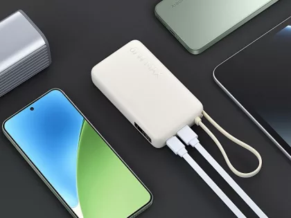 Внешний аккумулятор со встроенным кабелем Xiaomi 67W Power Bank 10000 (Integrated Cable) Tan, фото 6