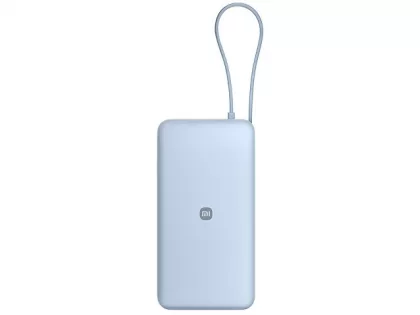 Внешний аккумулятор со встроенным кабелем Xiaomi 67W Power Bank 20000 (Integrated Cable) Ice Blue, фото 3