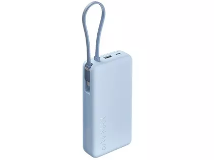 Внешний аккумулятор со встроенным кабелем Xiaomi 67W Power Bank 20000 (Integrated Cable) Ice Blue, фото 5