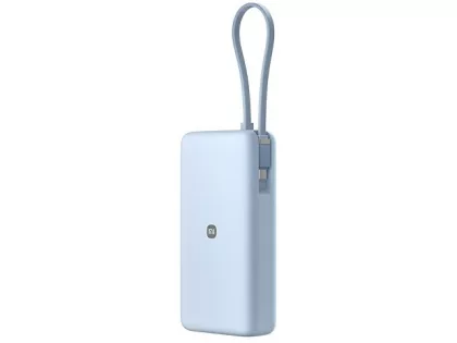 Внешний аккумулятор со встроенным кабелем Xiaomi 67W Power Bank 20000 (Integrated Cable) Ice Blue, фото 6