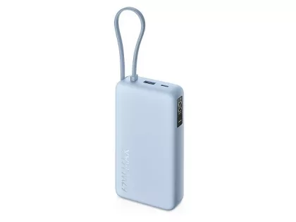 Внешний аккумулятор со встроенным кабелем Xiaomi 67W Power Bank 20000 (Integrated Cable) Ice Blue, фото 1