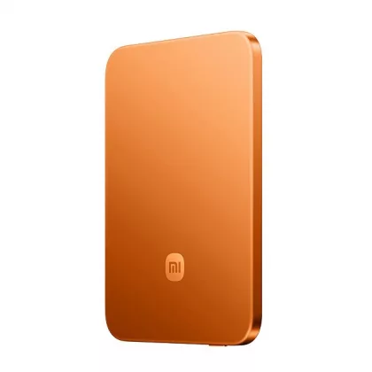 Внешний аккумулятор UltraThin Magnetic Power Bank 5000 15 Вт, c CCC сертификацией, оранжевый, фото 2