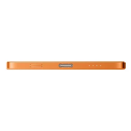 Внешний аккумулятор UltraThin Magnetic Power Bank 5000 15 Вт, c CCC сертификацией, оранжевый, фото 5