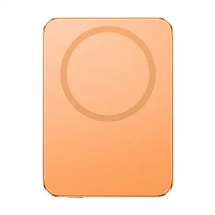 Внешний аккумулятор UltraThin Magnetic Power Bank 5000 15 Вт, c CCC сертификацией, оранжевый, фото 7