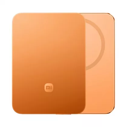 Внешний аккумулятор UltraThin Magnetic Power Bank 5000 15 Вт, c CCC сертификацией, оранжевый, фото 4