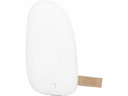 Внешний аккумулятор в форме камня «Stone», 5200 mAh, белый (Р), фото 3
