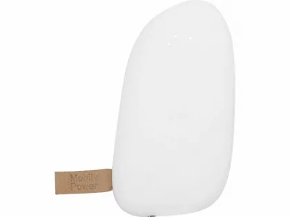Внешний аккумулятор в форме камня «Stone», 5200 mAh, белый (Р), фото 4