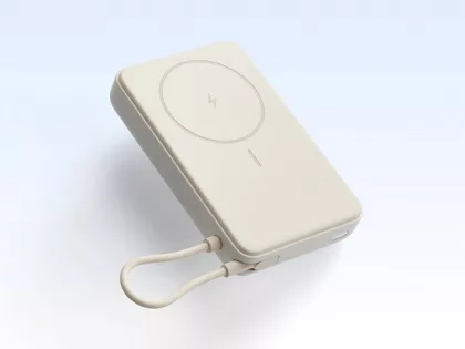 Внешний аккумулятор Xiaomi Magnetic Power Bank 10000 with Built-in Stand Beige, фото 7