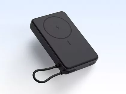 Внешний аккумулятор Xiaomi Magnetic Power Bank 10000 with Built-in Stand Black, фото 7