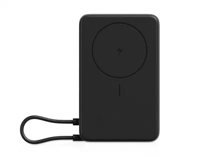 Внешний аккумулятор Xiaomi Magnetic Power Bank 10000 with Built-in Stand Black, фото 1