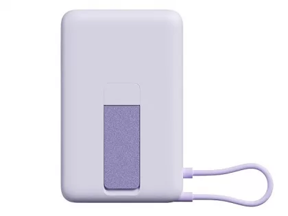 Внешний аккумулятор Xiaomi Magnetic Power Bank 10000 with Built-in Stand Purple, фото 2