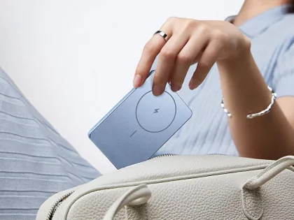 Внешний аккумулятор Xiaomi Super Slim Magnetic Power Bank 5000 Blue, фото 7