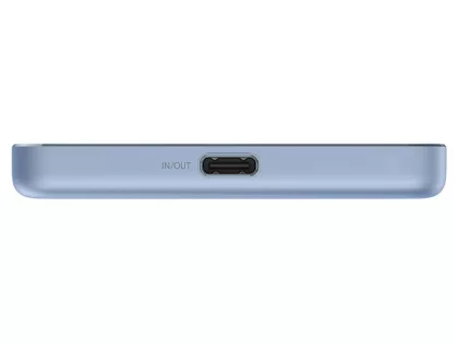 Внешний аккумулятор Xiaomi Super Slim Magnetic Power Bank 5000 Blue, фото 5