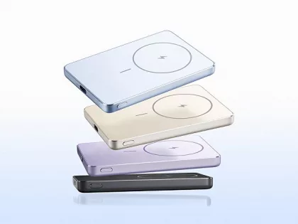 Внешний аккумулятор Xiaomi Super Slim Magnetic Power Bank 5000 Purple, фото 5