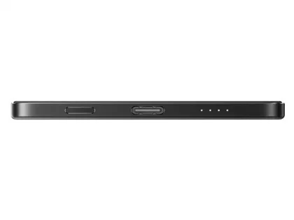Внешний аккумулятор UltraThin Magnetic Power Bank 5000 15 Вт, c CCC сертификацией, графит, фото 5