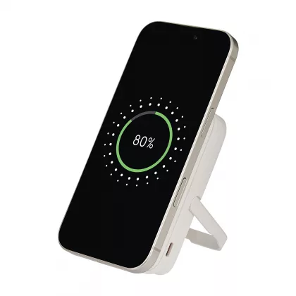 Внешний аккумулятор Юнион PD (Union PD) 10000mAh с функцией беспроводной зарядки 15W, белый, фото 9