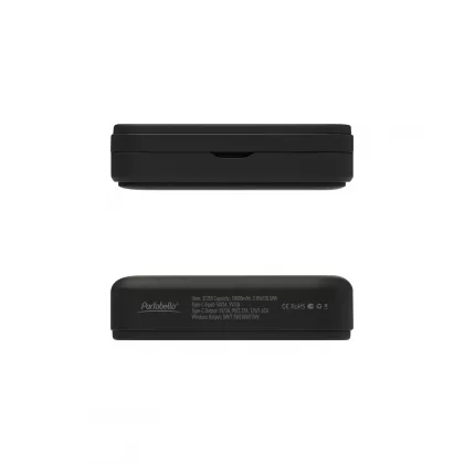 Внешний аккумулятор Юнион PD (Union PD) 10000mAh с функцией беспроводной зарядки 15W, черный, фото 7