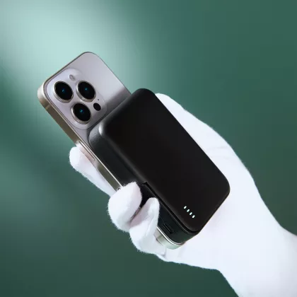 Внешний аккумулятор Юнион PD (Union PD) 10000mAh с функцией беспроводной зарядки 15W, черный, фото 10