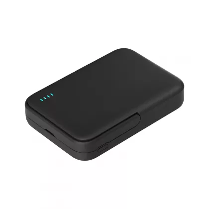 Внешний аккумулятор Юнион PD (Union PD) 10000mAh с функцией беспроводной зарядки 15W, черный, фото 2