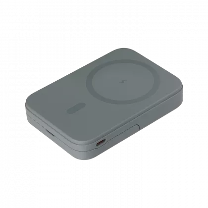Внешний аккумулятор Юнион PD (Union PD) 10000mAh с функцией беспроводной зарядки 15W, серый