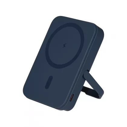 Внешний аккумулятор Юнион PD (Union PD) 10000mAh с функцией беспроводной зарядки 15W, синий, фото 8