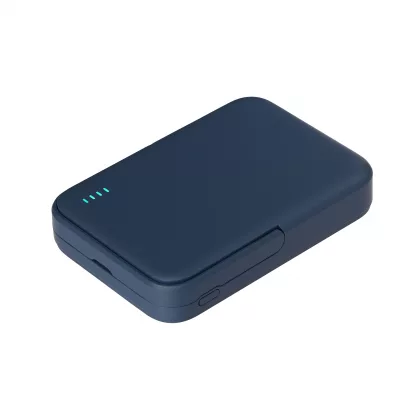 Внешний аккумулятор Юнион PD (Union PD) 10000mAh с функцией беспроводной зарядки 15W, синий, фото 2