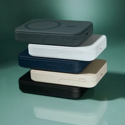 Внешний аккумулятор Юнион PD (Union PD) 10000mAh с функцией беспроводной зарядки 15W, синий, фото 13