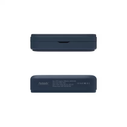 Внешний аккумулятор Юнион PD (Union PD) 10000mAh с функцией беспроводной зарядки 15W, синий, фото 7