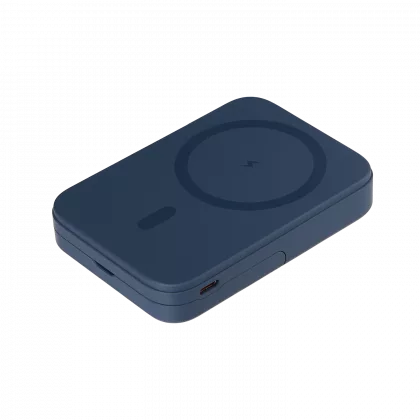 Внешний аккумулятор Юнион PD (Union PD) 10000mAh с функцией беспроводной зарядки 15W, синий