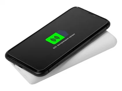 Внешний беспроводной аккумулятор c QC/PD "Reload", 10000 mAh, белый (Р), фото 3