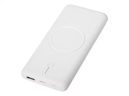 Внешний беспроводной аккумулятор c QC/PD "Reload", 10000 mAh, белый (Р)