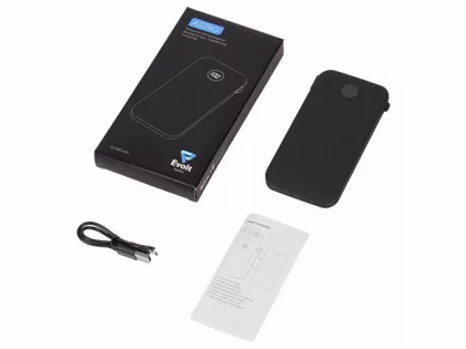 Внешний беспроводной аккумулятор с подсветкой лого «Astro», 10000 mAh, черный, фото 9