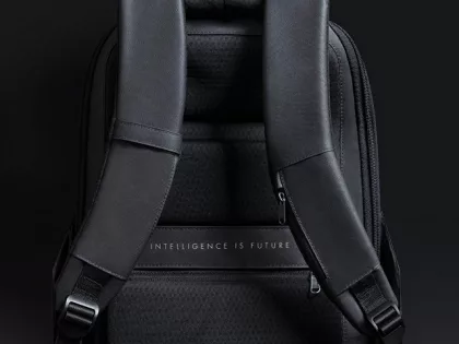 Водостойкий антикражный рюкзак Hipack для ноутбука 15.6", черный, фото 7