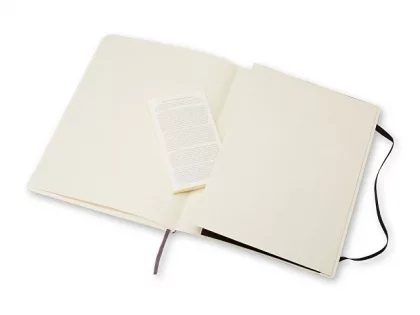 Записная книжка Moleskine Classic Soft (нелинованный), Хlarge (19х25 см), черный, фото 4