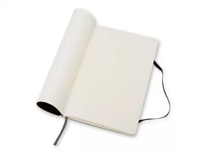 Записная книжка Moleskine Classic Soft (нелинованный), Large (13х21см), черный, фото 3