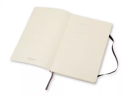 Записная книжка Moleskine Classic Soft (нелинованный), Large (13х21см), черный, фото 5